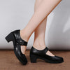 Women's Casual Thick Heel Velcro Dance Shoes 08766296S