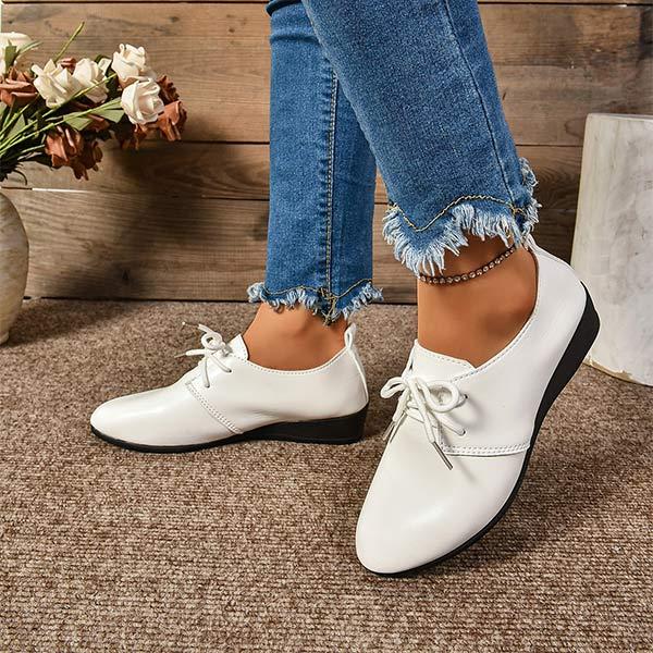 Women's Lace-Up Wedge Shoes 62003307C