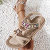 Women's Bohemian Flat Rhinestone Sandals 38370177C