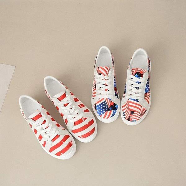 Women's Color Block Low Top Lace Up Canvas Shoes 38423889C