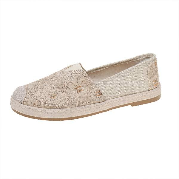 Women's Soft-Soled Slip-On Canvas Shoes 06869121C