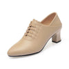 Women's Casual Rhinestone Block Heel Soft Sole Shoes 27454433S