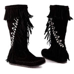 Women's Vintage Tassel Knee-High Boots 78225513C