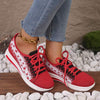 Women's Lace-Up Colorblock Flyknit Sneakers 22617462C