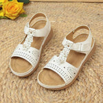 Women's Floral Velcro Wedge Sandals 94884932C