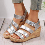 Women's Fashionable Wide Wedge Sandals 05408392C