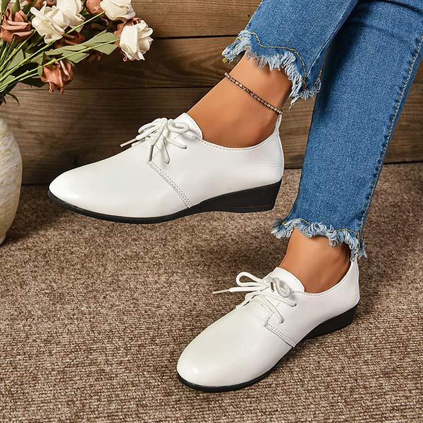 Women's Lace-Up Wedge Shoes 62003307C