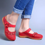 Women's Flat Round Toe Non-slip Soft Sole Slippers 69537817C