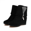 Women's Rhinestone Wedge Foldable Two-Way Fashion Boots 69839568C