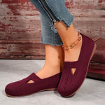 Women's Knitted Slip-On Flats 02825856C