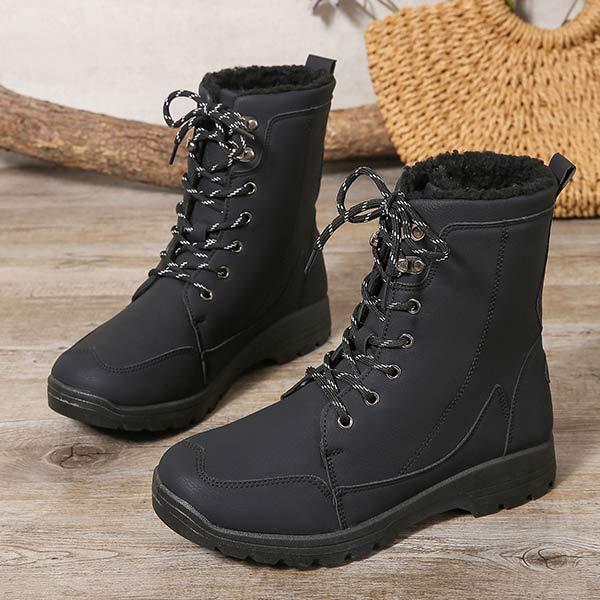 Women's Warm Lace-Up Ankle Boots 30691997C