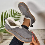 Women's Flat Thickened Fleece-Lined Warm Shoes 89302932C