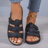 Women's Wear-Resistant Non-Slip Velcro Slippers 44332703S
