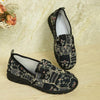 Women's Slip-On Casual Cat Pattern Canvas Flats 05954504S