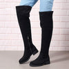 Women's Suede Over-the-Knee Boots 40238816C