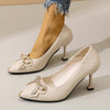 Women's Fashionable Bow Pointed Toe Pumps 24673993S