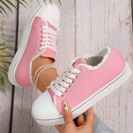 Women's Casual Lace-Up Canvas Shoes 10802530C