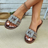 Women's Rhinestone Round-Toe Fashion Sandals 83267173C