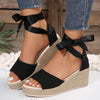 Women's Espadrille Casual Sandals with Ankle Straps 59771323S