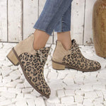 Women's Leopard Print Chelsea Ankle Boots 84973050C