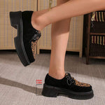 Women's Retro Platform Thick-Soled Shoes 06608689C