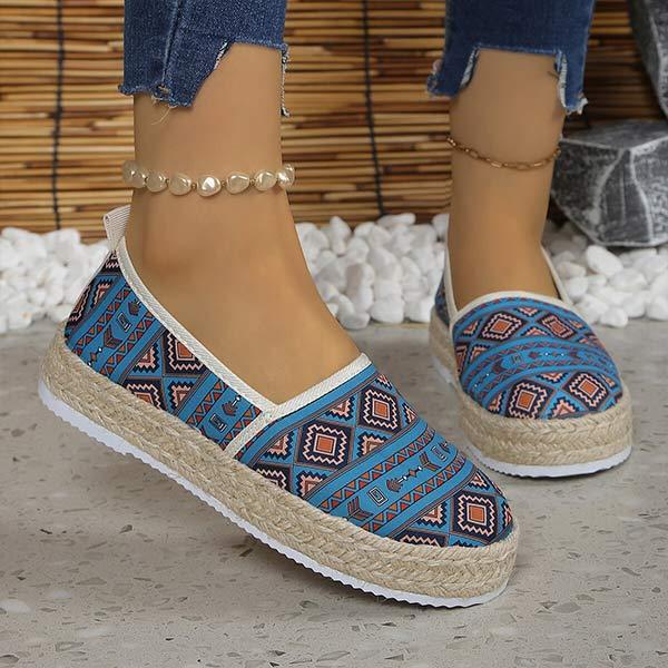 Women's Thick-Soled Slip-On Espadrilles 71507537C