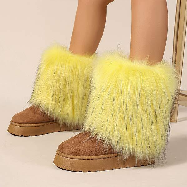 Women's Warm Fluffy Snow Boots 81905956C