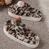 Women's Casual Santa Claus Thick Sole Plush Slippers 90718746S