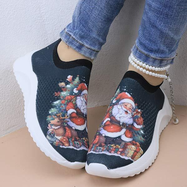 Women's Vasual Christmas Sneakers 63704163C