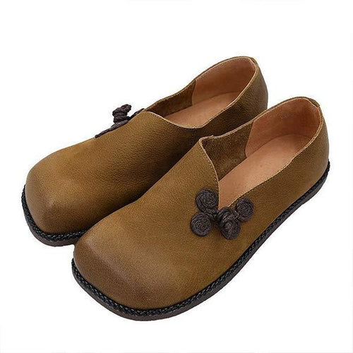 Women's Retro Tendon Sole Casual Shoes 03784687C