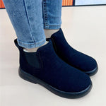 Women's Casual Plush Lined Flat Snow Boots 65891077S