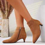 Women's Suede Stiletto Ankle Boots 47481943C