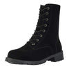 Women's Lace-Up Fur-Lined Warm Combat Boots 89736583C