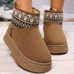 Women's Ethnic Style Warm Snow Boots 10370016C