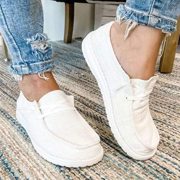 Women's Casual Flat Lace-Up Loafers 03980275C