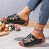 Women's Platform Hollow-Out Slide Sandals 41715130C