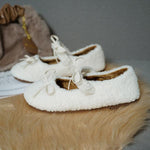 Women's Casual Elegant Bow Plush Beanie Shoes 40511664S