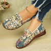 Women's Slip-On Casual Cat Pattern Canvas Flats 05954504S