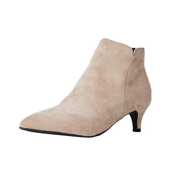 Women's Suede Stiletto Ankle Boots 47481943C