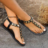 Women's Fashion Studded Beach Flip-Flip Slippers 48313200S