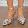 Women's Fashionable Rhinestone Pointed Toe Sandals 03973178S