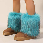 Women's Warm Fluffy Snow Boots 81905956C