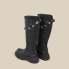 Women's Retro Thick Sole Back Zipper Knee-High Boots 70560999S