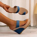 Women's Platform Wedge Slide Sandals 54101166C