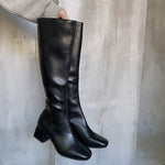 Women's Chunky Heel High Knee Boots - Elevate Your Style 54049629C