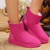Women's Fleece-Lined Thick Snow Boots 56267324C