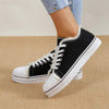 Women's Casual Lace-Up Canvas Shoes 10802530C