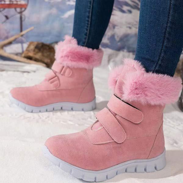 Women's Casual Fleece-Lined Snow Boots for Warmth and Comfort 71124506C