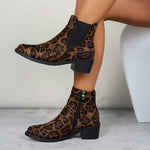 Women's Leopard Print Chelsea Boots 05200562C