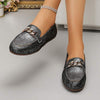 Women's Casual Buckle Decorated Flat Shoes 56068724C